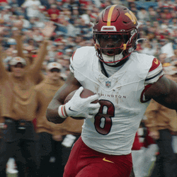 Washington Commanders Brian Robinson Jr Runs Hold Ball GIF