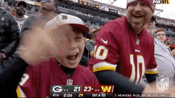 Washington Commanders Kid Happy Fan GIF