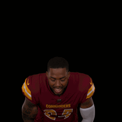 Washington Commanders Player 24 Raises Arms GIF