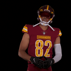 Washington Commanders Player 82 Poses Cross Arms GIF