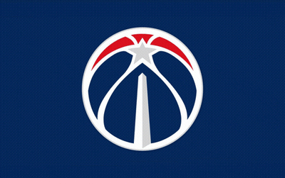 Washington Wizards Logo With Basketball GIF