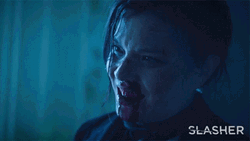Wasnt Me A Woman With A Blood On Her Mouth GIF