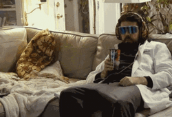 Wassup Relaxing In Couch  GIF