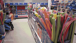 Wasted Store Display Shattered GIF