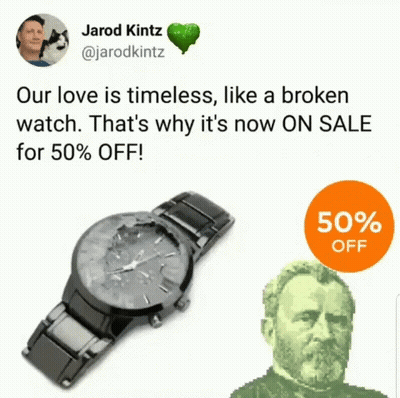 Watch With 50% Off Sticker GIF