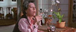Watching Drama While Drinking Wine GIF