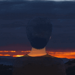 Watching Sunset Sparklers GIF