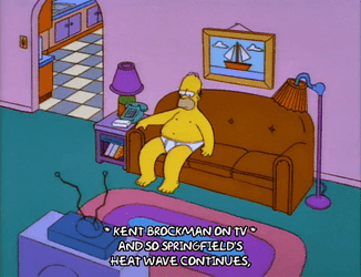 Watching Tv Homer Meme GIF