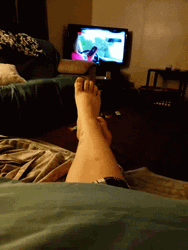 Watching Tv While Relaxing