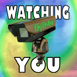 Watching You Rotating CCTV GIF