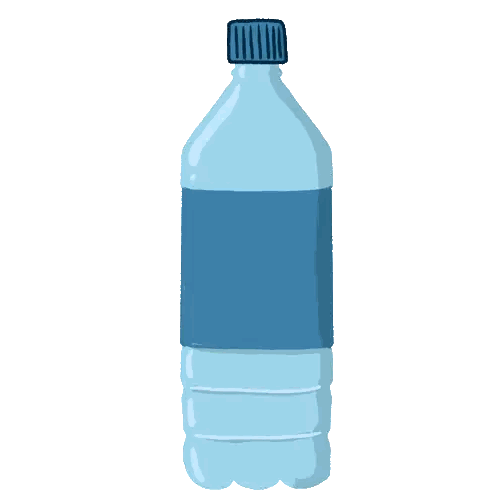 Water Bottle Say No To Sticker