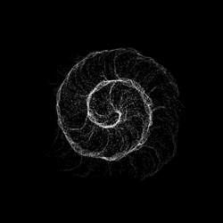 Water Cycle Spiral Loop GIF 