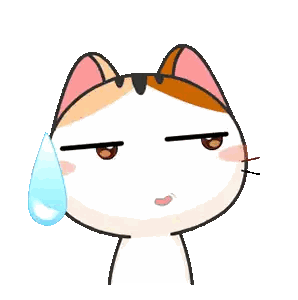 Water Drop On Cat's Face Sticker