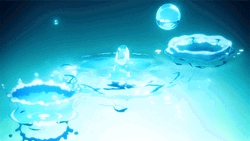 Water Drops Anime Aesthetic GIF