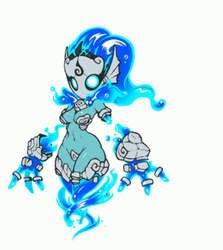 Water Elemental Floating GIF