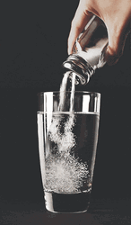 Water Glass Salt Reverse