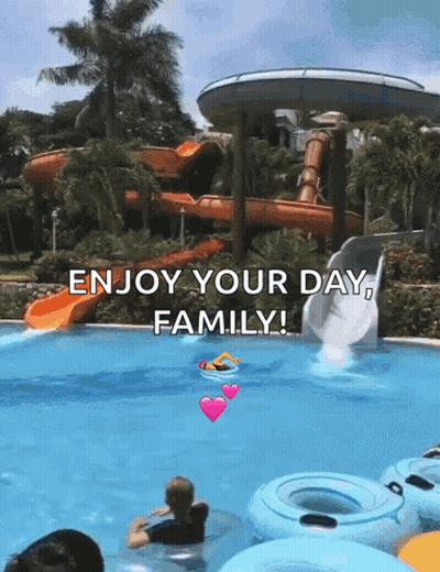 Water Park Enjoy Your Day Family GIF