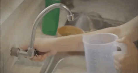 Water Spout In The Kitchen GIF