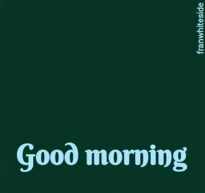 Waterfall Good Morning GIF
