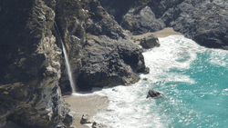 Waterfall McWay Julia Pfeiffer Burns State Park GIF