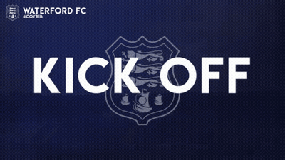 Waterford FC Poster Saying Kick Off GIF