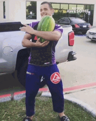 Watermelon Crack Open GIF