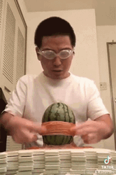 Watermelon Implosion Vs Explosion GIF