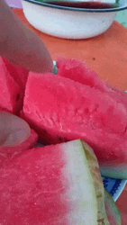 Watermelon Slice Pinch GIF
