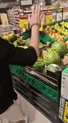 Watermelon Tapping GIF