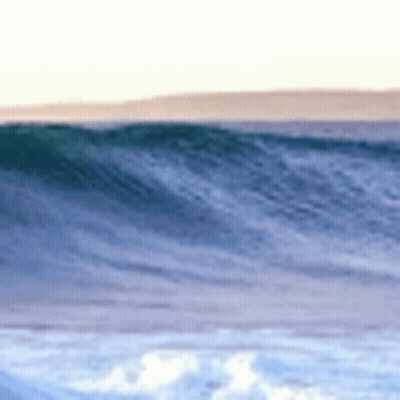 Wave Breaking On Shore GIF