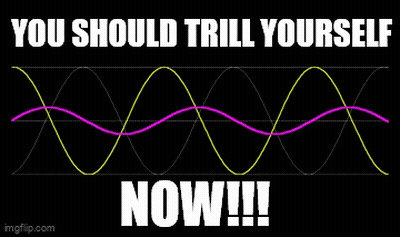 Wave Graph Saying You Should Trill Yourself Now GIF