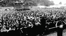 Wave Of Fans Moving In Mosh Pit GIF