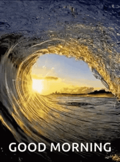 Wave Saying Good Morning GIF