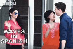 Waves In Spanish GIF