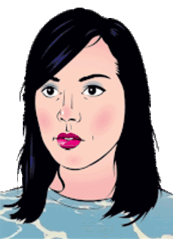 Waves Portrait Sticker GIF