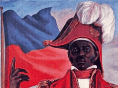 Waving Blue Red White Flag GIF