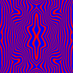Waving Colorful Optical Illusion GIF