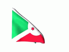 Waving Flag Of Burundi GIF