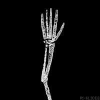 Waving Hand Digital Animation GIF