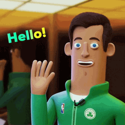 Waving Hello Brad Steven Cartoon GIF