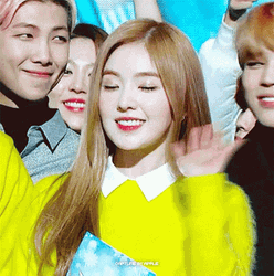 Waving Hello Red Velvet Irene  GIF