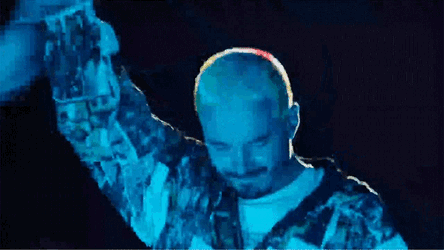 Waving J Balvin GIF