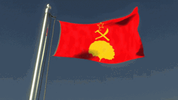 Waving Trimania Flag GIF