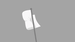 Waving White Flag For Peace GIF