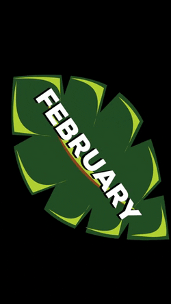 Wavy February In Green Leaf GIF
