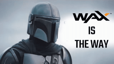 Wax Is The Way Poster With Armored Man GIF