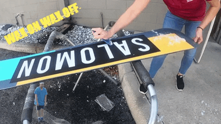 Wax On Wax Off On Salomon Sticker GIF