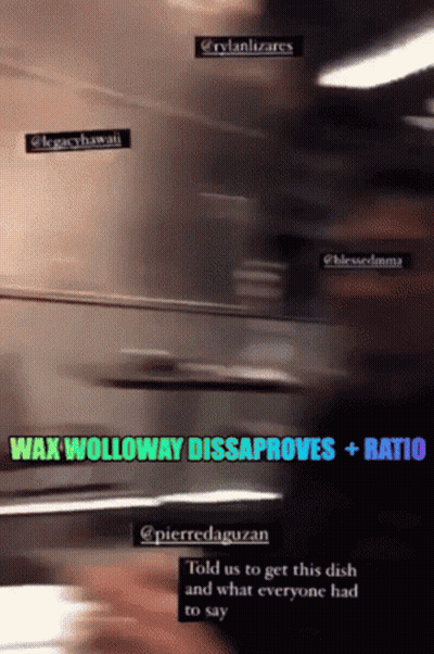 Wax Wolloway Dissapproves Ratio GIF
