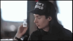 Waynes World Garth Algar Pill Bottle GIF