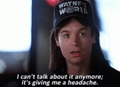 Waynes World Wayne Campbell Headache GIF
